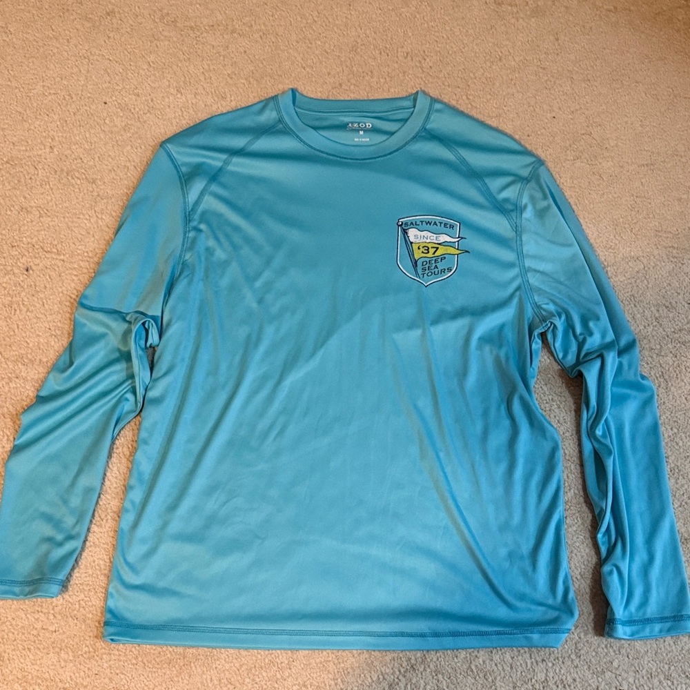 Izod Men's Blue Long Sleeve Shirt